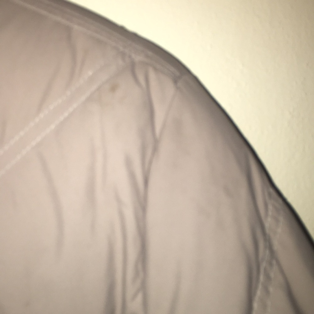 L.L. Bean goose down puff jacket gray M - Picture 6 of 8